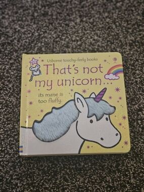 Usborne "That's Not My Unicorn" Touchy-Feely Board Book - Yellow